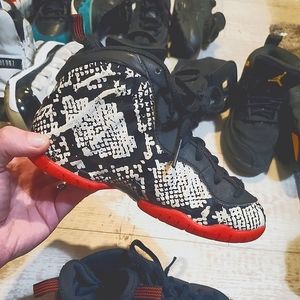 Nike foamposite Albino Snakeskin size 11c